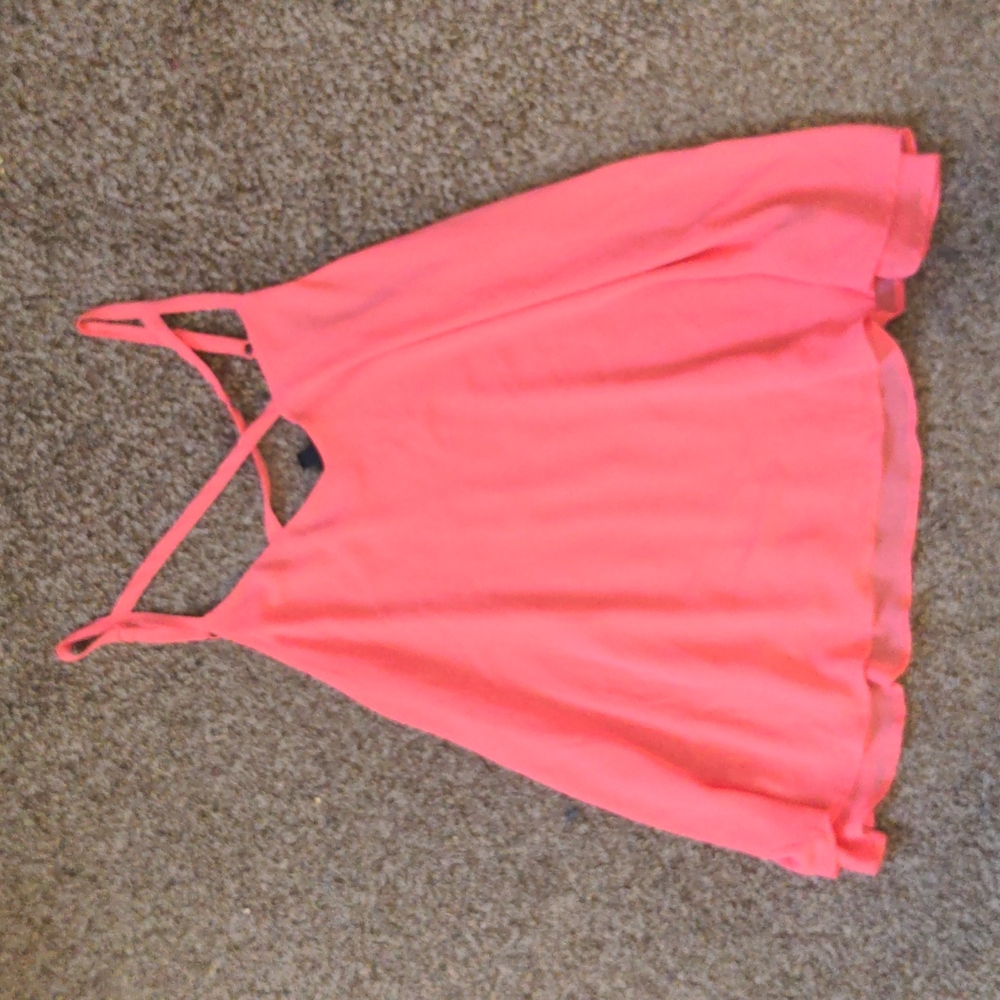 Strappy Chiffon Tank Top